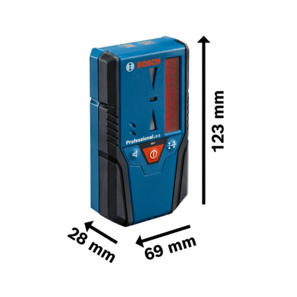 Receptor Laser Bosch LR 6 para GCL 2-50 C/ GLL 3-80 y GLL 3-80 C 