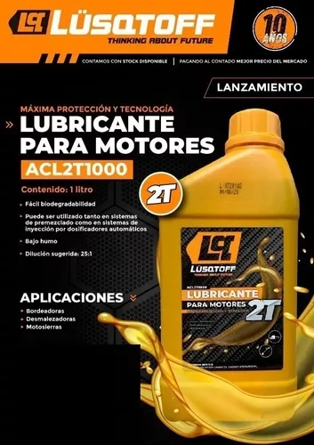 Aceite para Motor 2T Lusqtoff 1LT 50:1 #