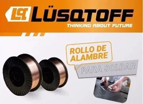 Rollo Alambre Soldar Mig Lusqtoff 0.6mm x 5Kg #