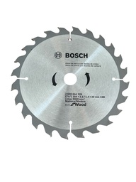 [2608644611] Caja a Granel de Hoja de Sierra Circular Bosch 7.1/4&quot; x 24 Dientes Madera x 10 Unidades