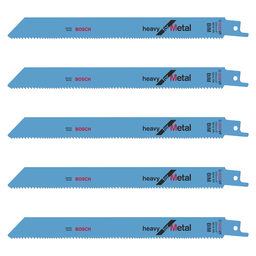 [2608656265] Hoja Sierra Sable Bosch S1025VF 200mm para Chapas Semigruesas y Gruesas x 5u.