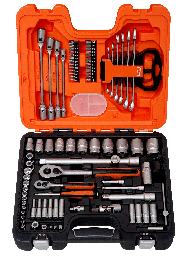 [S 910] Juego Bahco  Bocallaves Y Accs ½&quot; Y 1/4&quot; - 91pzas