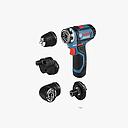 [06019F60H0] Taladro Atornillador Multifuncion Bosch GSR 12V-15 FC Flexiclick 12V 1.5AH con 2 Baterias y Cargador 